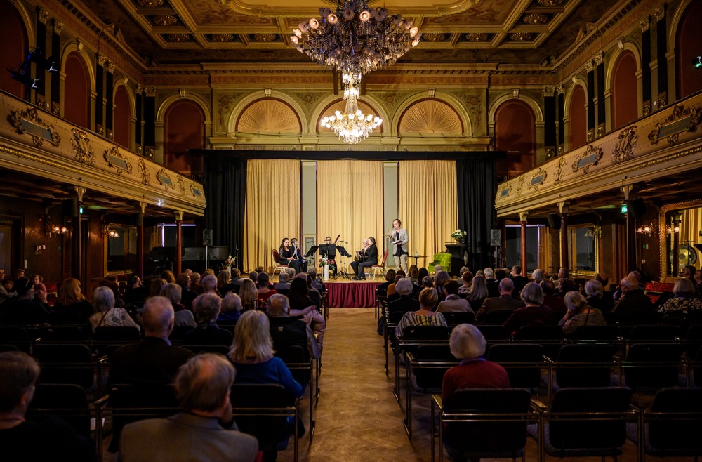 Stadshusets spegelsal där Nordiska Kammarorkestern ska spela sin AW-konsert den 13 september